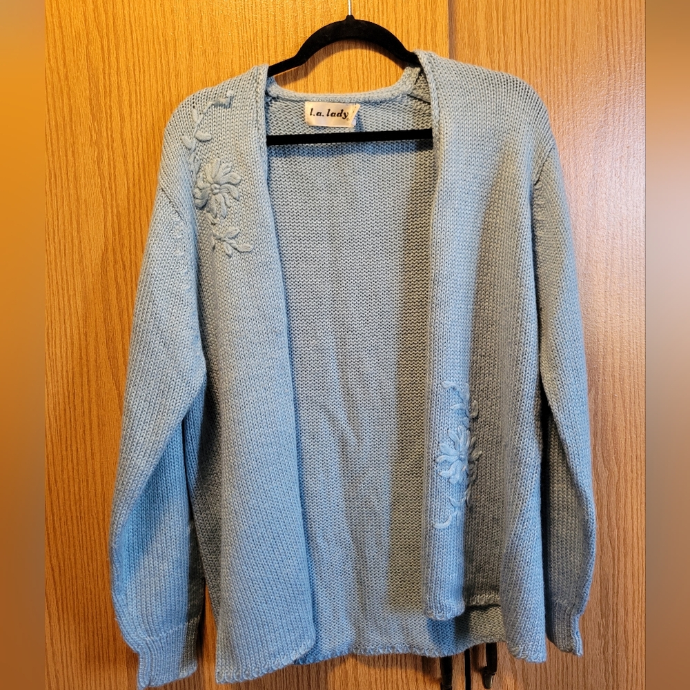 Vintage sweater size 44 blue